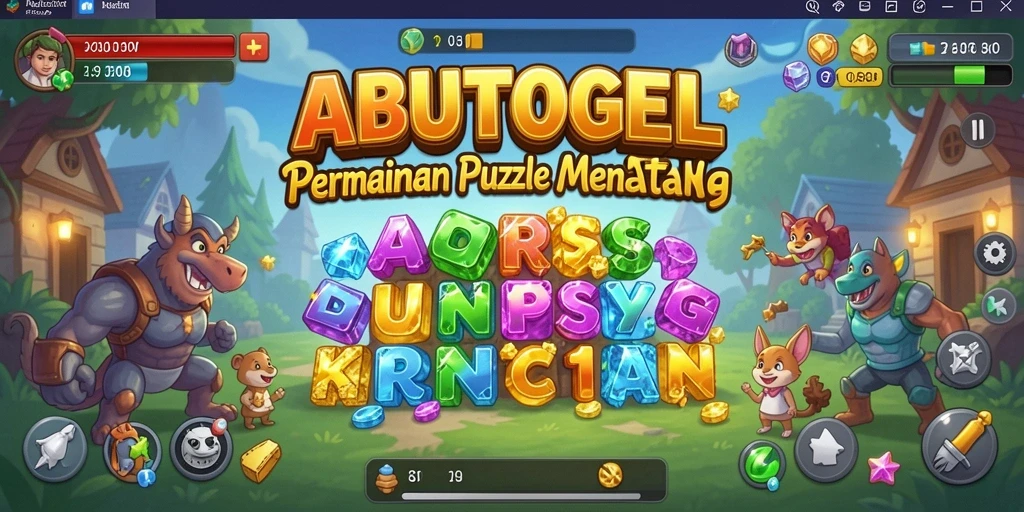 Tampilan gameplay seru dari ABUTOGEL yang menantang.
