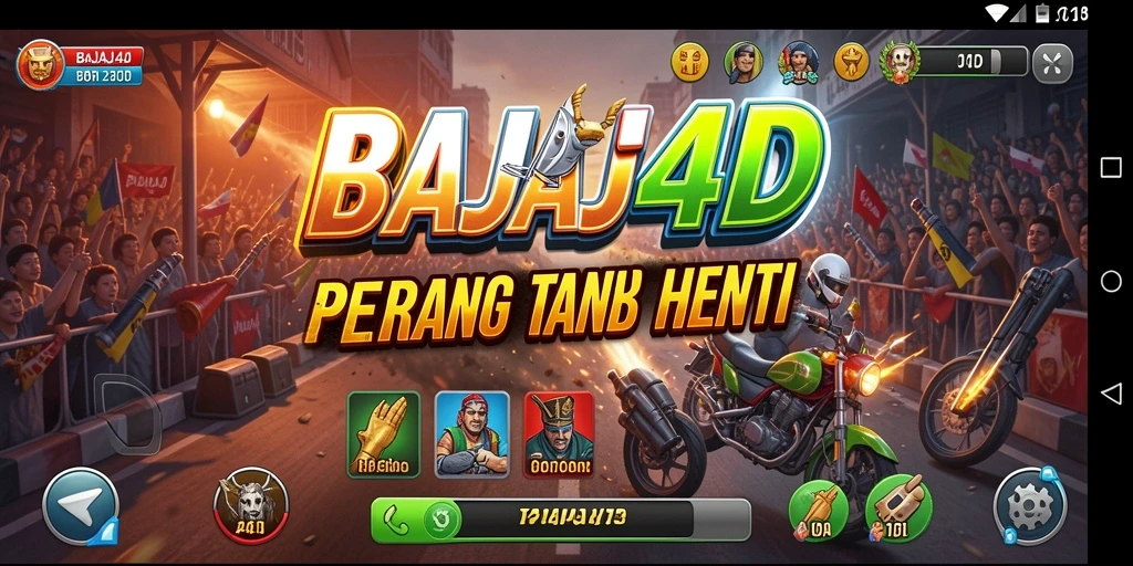 Tampilan aksi mendebarkan dalam BAJAJ4D dengan grafis yang menakjubkan.