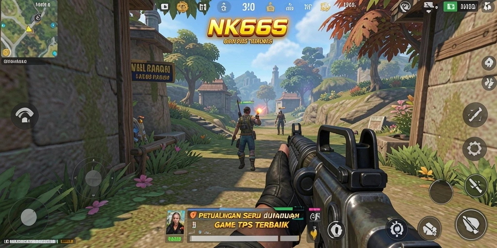 Tampilan gameplay NK666 yang mendebarkan dan realistis.