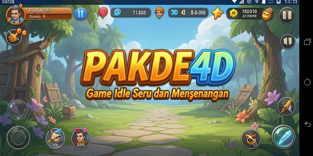 Tampilan gameplay <strong>PAKDE4D</strong> dalam mode Idle yang menarik.