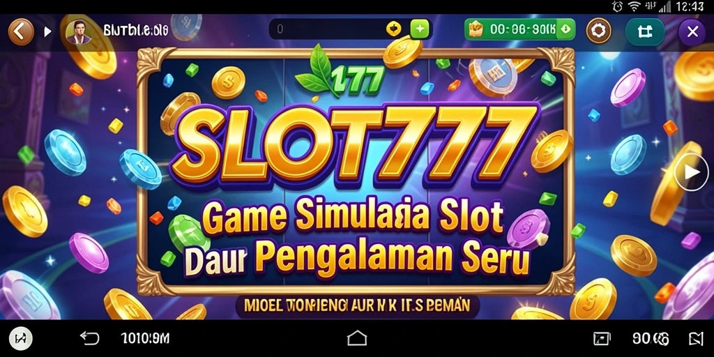 Screenshot utama SLOT777 menampilkan gameplay slot yang mendebarkan dan menyenangkan.