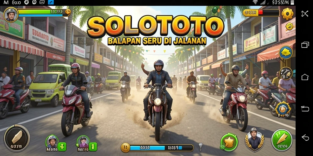 Tampilan gameplay SOLOTOTO yang seru dan mendebarkan.